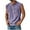 Purple, variant on LODIENY Tank Tops Henley Shirts for Men Sleeveless Gym Workout Running Beach Summer Vintage Button Down V Neck Solid Muscle T-Shirts with Pockets Army Green L