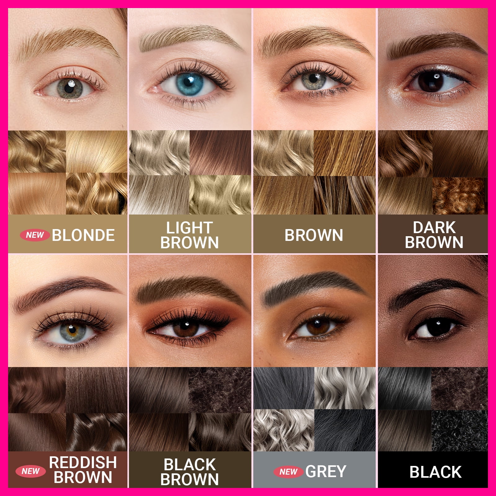 iMethod 2-in-1 Curved Eyebrow Pen - Dual-Ended Microblading Pencil with Curved Tip and Precise Brush-Tip, Natural Hair-Like Brows, Lasts All-day，Black