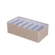 thumbnail image 1 of Xihbxyly Caja de Almacenamiento de Malla, Organizador de Nailon Plegable, Diseño Compacto, Divisor de Ropa para Armario, Cajón y Cómoda, Duradera y Fácil de Limpiar, Tamaño 32 X 16 X 9 Cm., 1 of 1