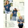 thumbnail image 5 of XCHQRTI Christian Shirts for Women Plus Graphic Blessed Girl Tees Jesus Religous Tops, 5 of 9