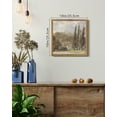thumbnail image 3 of Drsoum Vintage Countryside Canvas Wall Art Farmhouse Retro Wall Prints Bathroom Office Decor 10x10in Natural Framed, 3 of 6