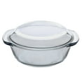 thumbnail image 1 of Huanglei Oven Glass Bowl Lid Alternative Round Microwave Dishwasher Kitchenware Kitchen Bakeware Durable Heat Glass Baking Tray Cookware For Baking Roasting Cooking，Large Capacity Baking, 1 of 4