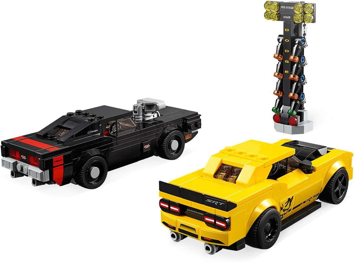 Pre-Owned Speed Champions 2018 Dodge Challenger SRT Demon & 1970 Dodge Charger R/T Set LEGO 75893