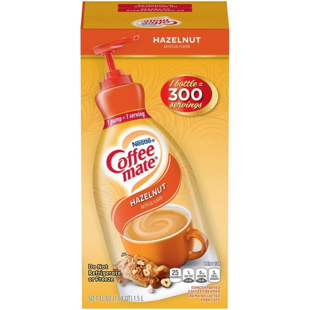 Download Nestle Coffee Mate Coffee Creamer Hazelnut Liquid Pump Bottle 50 7 Ounces 50 7 Fl Oz Pack Of 1 Walmart Com Walmart Com