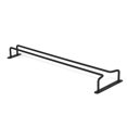 thumbnail image 1 of Juego de 2 soportes para copas de vino, 16 pulgadas, debajo del gabinete, soporte para copas de vino, soporte de almacenamiento para hasta 10 copas de vino para gabinete, barra de cocina (ne, 1 of 4