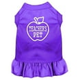 thumbnail image 1 of Teachers Pet Screen Print Dress Purple Med (12), 1 of 1