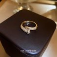 thumbnail image 3 of Anillo Abierto En Forma De Serpiente De Circón Con Sentido De Diseño Fresco Personalizado , De Dedo Índice Pequeño Y Simple Joyería Para Mujeres, 3 of 4