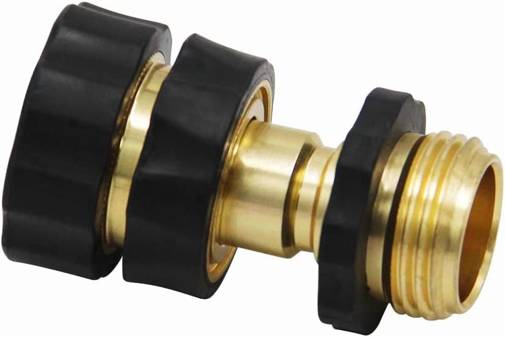 3/4 Inch Aluminum Garden Hose Quick Connector Fitting 4 Sets