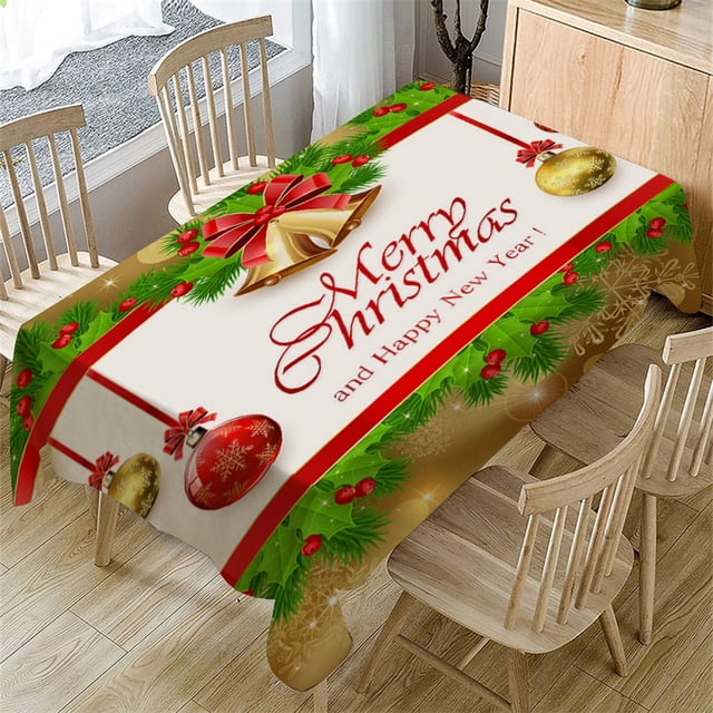Boovnll Table Cloth, Christmas Decoration Table Cloth Rectangular Tea Table Cover Dining Home Decor, Table Cloth Rectangle Table, Tablecloth, Tablecloths