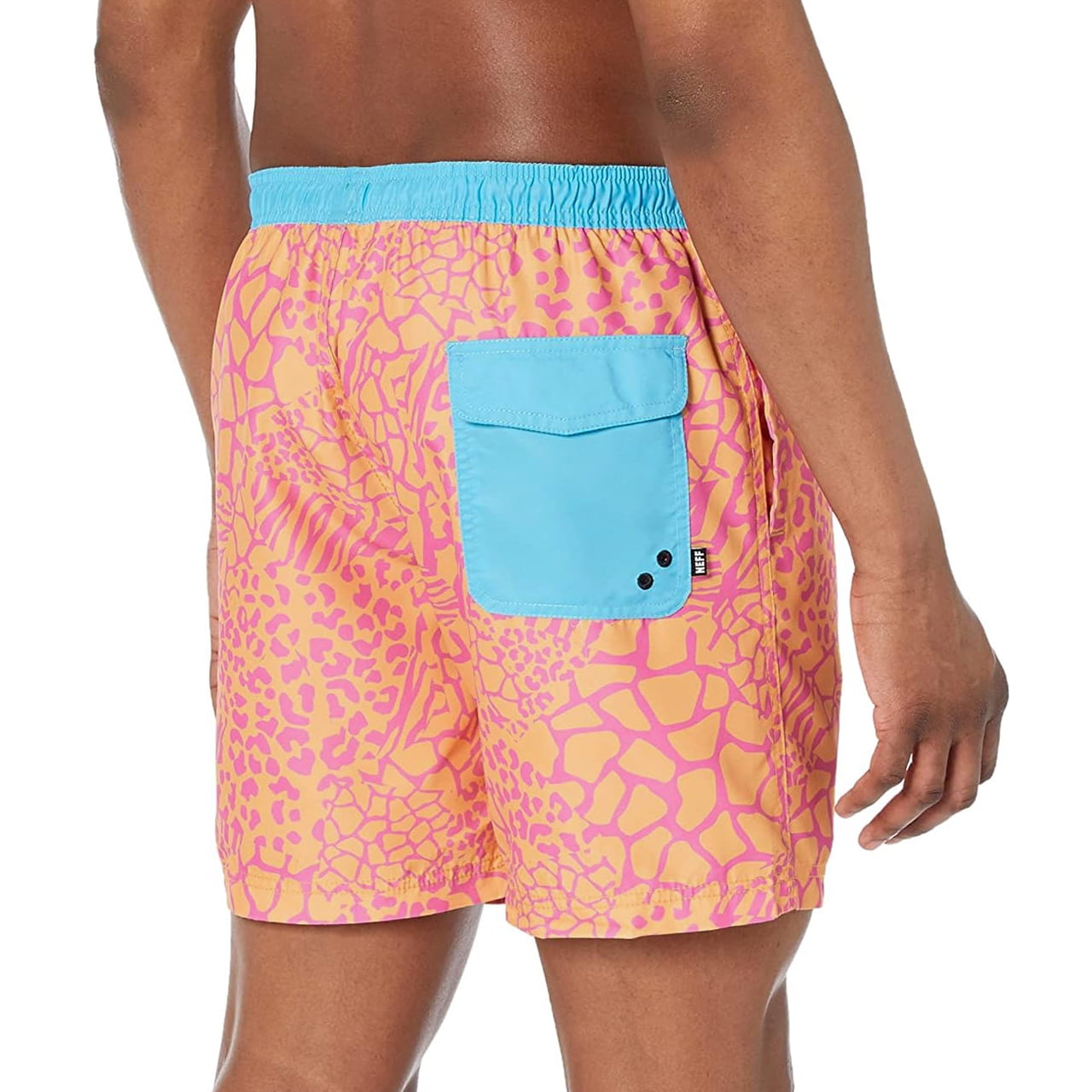 NEFF Men's Daily Animal Hot Tub Board Shorts for Swimming