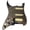 Black, variant on Left-handed SSH Prewired Guitar Strat Pickguard Set,with Silent Switch Kill Switch Humbucker Pickups Loaded Guitar Pickguard Set - 11 Screw Holes Coil Splitting Switch Multi Switch Harnesses