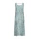 thumbnail image 3 of Vestido de Verano para las Mujeres sin Mangas Lino-Look Impreso Maxi, Suelto Fluido Y Vestido Sexy de Moda para las Mujeres, 3 of 5