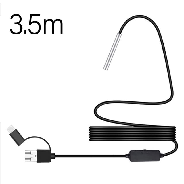 BUYISI 3In1 Usb 3.9mm 2Mp 1080P Industrial Inspection Camera Duct Car Pipeline 3.5M