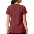 thumbnail image 3 of Women Scrubs Top Workwear Stretch V-Neck Professionals Medical Uniforms with Pocket 2025 XL Polyester, 3 of 4