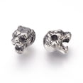 thumbnail image 2 of 10pc 304 Stainless Steel Beads Tiger Silver 11x8x9mm Hole: 2mm, 2 of 2