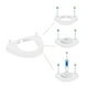 thumbnail image 3 of Soporte para cabezales de cepillo de dientes eléctrico, base para cepillo de dientes con funda para Oral B, 3 of 6