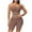 Coffee, variant on Leesechin Womens Shapewear Plus Size Ladies Seamless One-Piece Body Shaper Abdominal Lifter Hip Shaper Underwear Stretch Slimming Body Corset