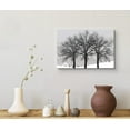 thumbnail image 3 of wall26 Canvas Print Wall Art Black &amp; White Forest Tree Silhouettes Nature Wilderness Photography Modern Art Rustic Scenic Colorful Multicolor for Living Room, Bedroom, Office - 32"x48", 3 of 5