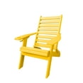 thumbnail image 1 of Ladder Back Poly Folding Adirondack Chair with 1 Cupholder, 1 of 1