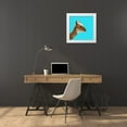 thumbnail image 3 of Phillip, Jamie 26x26 White Modern Wood Framed Museum Art Print Titled - Llama, 3 of 4