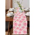 thumbnail image 4 of Pink Flower Roses Texture Table Runner Kitchen Dining Table r Tablecloth Holiday Wedding r Table Runner, 4 of 7