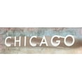 thumbnail image 2 of Meneely, Dan 32x13 Gold Ornate Wood Framed with Double Matting Museum Art Print Titled - Windy Chicago I, 2 of 4