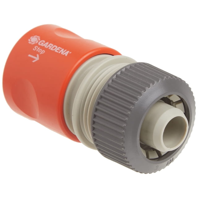 Conector de reparación de mangueras Gardena 32914 5/8 pulgadas con tope de agua