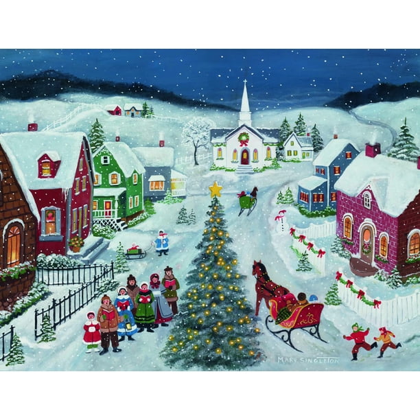 LANG SILENT NIGHT BOXED CHRISTMAS CARDS