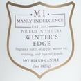 thumbnail image 6 of Manly Indulgence Signature Winter's Edge Scented Jar Candle, 15 oz, 60h Burn, Woody & Earthy, 6 of 9