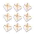 thumbnail image 3 of 20 Ensembles Boîtes Cadeaux Rustiques Blanches Recyclables Réutilisables en Carton Polyester pour Fabrication DIY pour Mariage Fête, 3 of 12