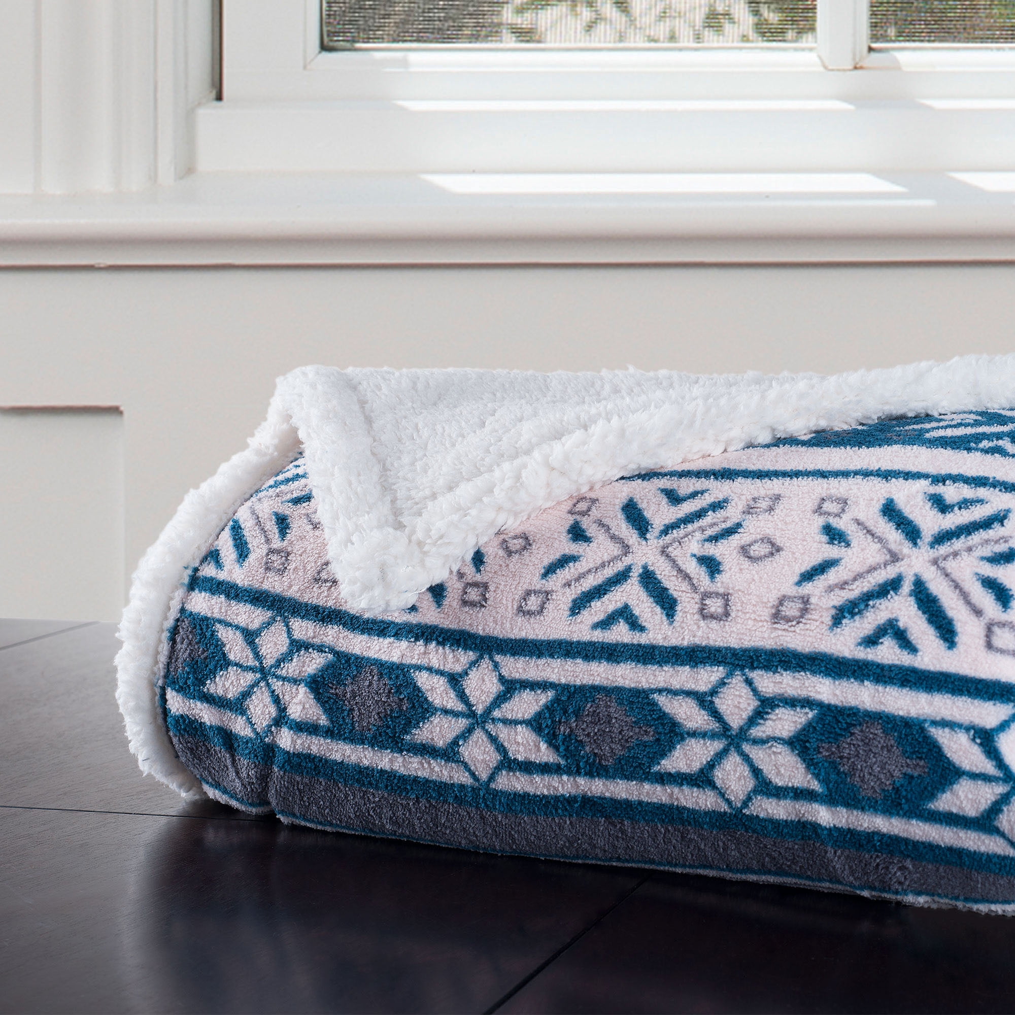 New Snowflake Design Luxury Fleece Blanket Soft Sherpa Warm Home Sofa Bed Throw 
