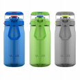 thumbnail image 5 of Zulu Flex Tritan Plastic 16oz Blue Water Bottle Set, 3-pack, 5 of 6