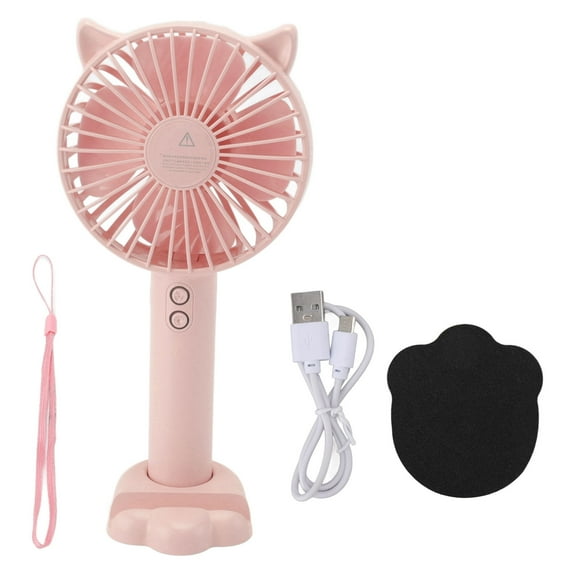 Ventilador portátil recargable, ventilador de mano, ventilador portátil con pilas, ventilador USB recargable, logra más
