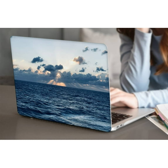 KSK KAISHEK Hard Protective Shell Case Cover for Old Version MacBook Air 13 inchs( No Touch, 2017 - 2014 2013 2012 2011 2010) + Black Keyboard Cover Model A1466 A1369, No USB-C Landscape 105