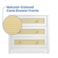 thumbnail image 3 of Simmons Kids Theo 3 Drawer Dresser with Changing Top and Interlocking Drawers, Bianca White/Textured Almond, 3 of 13