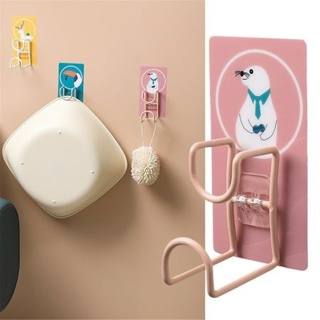 

niuredltd punch-free washbasin rack organizer basin hook storage rack hanger non-marking