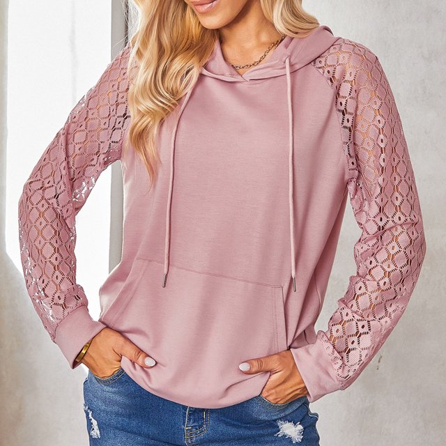 Ropa de Otoño, Sudaderas con Capucha Informales para Mujer, Sudaderas con cordón, Sudadera Suelta para Mujer, Resistente y Resistente