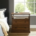 thumbnail image 5 of Birch Harbor Chatham 2-Drawer Nightstand, Dark Walnut, 5 of 8