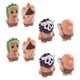 thumbnail image 5 of FESTFENDS 8Ud Miniaturas En Resina Personajes Prehistóricos Para De Paisajes Micro, 5 of 8