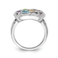 thumbnail image 2 of Sterling Silver Rhodium-plated Multi Gemstone Ring QR6404RB, 2 of 5