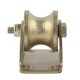 thumbnail image 1 of UType Grooves Wheel Rolling Gate Wire Rope Rail Grooves Wheel Caster with Bracket 32mm 1.3in, 1 of 5