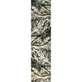 thumbnail image 7 of JONATHAN Y SILK ORCHID 2 x 10 Runner Rug, Swirl Marbled Abstract - Black/Yellow, SOR203D-210, 7 of 7