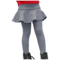 thumbnail image 4 of Tanhomme Girls Cotton Fleece Lined Leggings Thick Thermal Pants Warm Tights Winter Children Pants Girls Plus Fleece Thick Leggings Winter Two Culottes Large Children Solid Color Pants, 4 of 7
