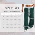 thumbnail image 3 of Women's Wide Leg Track Pants with Pockets, High Waisted Drawstring Sweatpants, Side Stripe Casual Lounge Workout Pants, 3 of 8