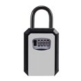 thumbnail image 1 of 4Digit Code Box Wall-Mounted Password Key Box No-Drilling Required Decorative Home Use Construction Site Entrance Lock B, 1 of 5
