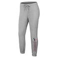 thumbnail image 4 of Women's WEAR by Erin Andrews Heather Gray Houston Texans Knit Long Sleeve Tri-Blend T-Shirt & Pants Sleep Set, 4 of 5
