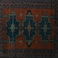 thumbnail image 1 of Ahgly Company Indoor Square Persian Light Blue Traditional Area Rugs, 5' Square, 1 of 4