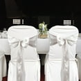 thumbnail image 2 of kjfeif Satin Chair Sashes Bows-Chair Ribbon Ties Back Sash for Wedding Party Events Banquet Chair Cover Decoration（6.69x108.35inch）, 2 of 5