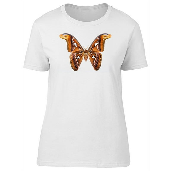 Attacus Atlas Butterfly T-Shirt Women -Image by Shutterstock, Female XX-Large