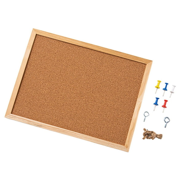 Tablones de anuncios de corcho Tablero de corcho Decoración de pared para el hogar y la oficina Decorativo con chinchetas 30x40cm